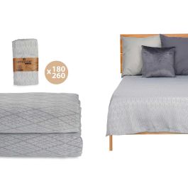 Colcha Cama Rombos Gris 180X260Cm Giftdecor (4 Unidades) Precio: 91.50000035. SKU: B1CST3THLH