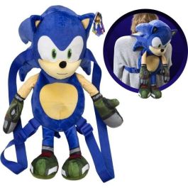 Lansay LAN3181860665510 Mochila de Peluche de Sonic para Niños