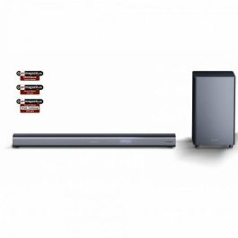 Sharp HT-SBW460 Barra de sonido 3.1 canales con Dolby Atmos, Sonido Envolvente Virtual 3D y Bluetooth 4.2 - Gris