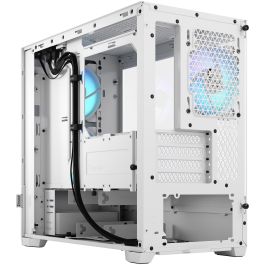 Fractal Design Pop Mini Air RGB TG Clear White Mini Tower PC Blanco con Ventana de Vidrio Templado e Iluminación