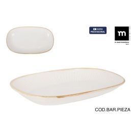 La Mediterranea Bandeja Oval 30x17.5x3.2 cm, Milkycream, Ideal para Servir y Decorar (12 Unidades) Precio: 108.6096. SKU: B1BDFEXJLC