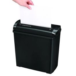 FELLOWES Destructora P-25S/ Corte en Tiras de 7mm/ Negra