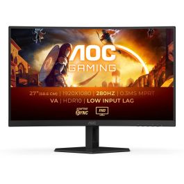 AOC C27G4ZXE Monitor Gaming Curvo 27" Full HD Fast VA 280Hz 0.3ms HDR10 Adaptive Sync Precio: 140.59000043. SKU: B18MHSV7WW
