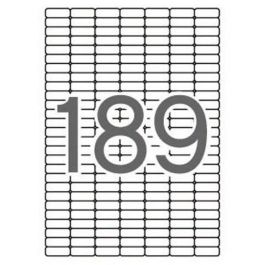 Apli Etiquetas Adhesivas 25,4x10 mm Inkjet-Láser Cantos Romos 189X25H Blanco Adhesivo Removible 4725 Etiquetas Precio: 11.49999972. SKU: BIX10198