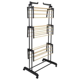 Je cherche une Idee Tendedero 3 Pisos Efecto Madera Ma Petite Buand Metal