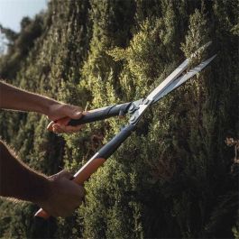 Fiskars HSX92 Tijera de Podar PowerGear X, Cortasetos de Transmisión con Hoja Recta Antiadherente, Mango de Aluminio, 630mm
