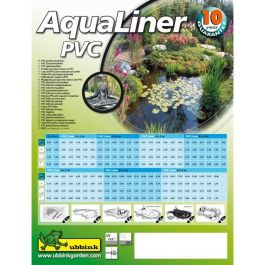 Ubbink 1331950 Cubierta de estanque PVC AquaLiner 0,5 mm de espesor - 4 x 5 m