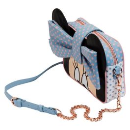 Loungefly Bolso Crossbody Minnie Mouse Pastel Polka Dot Disney Piel Vegana 22.5x16.25x6.25cm