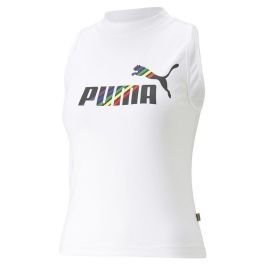 Camiseta de Manga Corta Mujer Puma Ess+ Love Is Love Sl Blanco