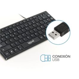 Teclado iggual Slim TKL-USB Negro