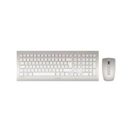 Cherry DW 8000 Teclado y Ratón Inalámbricos, Diseño Ultraplano, Teclas Láser Resistentes, 5 Hotkeys, Ratón 3 Teclas 1000/2000 DPI