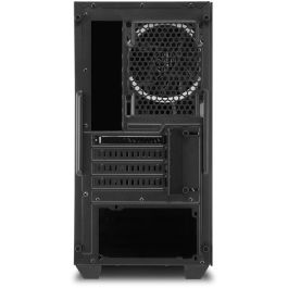 Sharkoon V1000 Mini Torre RGB Negra para PC Gaming, Ventana Lateral, compatible Micro ATX/Mini-ITX