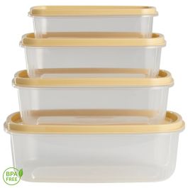 Day Juego Herméticos Rectangular 220ml, 400ml, 600ml y 1L Aptos Congelador Microondas Lavavajillas Libres BPA Precio: 3.78999951. SKU: B19SE37S77