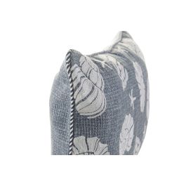 DKD Home Decor Cojin Atlantico Azul Blanco 60 x 10 x 35 cm (2 Unidades)