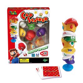 Epoch 7554 Super Mario Cap Stacker Juego de Equilibrio Apilar Gorras Personajes Mario Bros +4 Años Epoch 7554 Super Mario Cap Stacker Juego de Equilibrio Apilar Gorras Personajes Mario Bros +4 Años