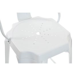 DKD Home Decor Taburete Blanco 48 x 113 x 44 cm (2 Unidades)