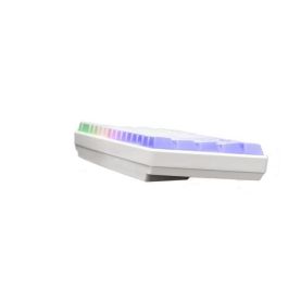 The G-Lab THE1731112746880 Teclado Gaming KEYZ HYDROGEN WL Inalámbrico Semimecánico Membrana Retroiluminación Arcoíris Azerty Blanco