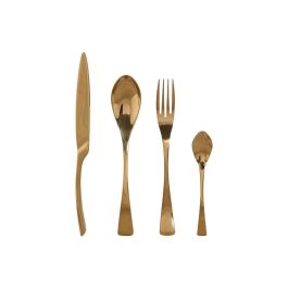 Cuberteria Basicos DKD Home Decor Dorado 1.5 x 25.5 x 2 cm Set de 16 Precio: 40.88999948. SKU: B15RTWJFTE