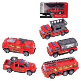 Vehiículos bomberos metal retrofricción 8 cm escala 1:64 - modelos surtidos Vehiículos bomberos metal retrofricción 8 cm escala 1:64 - modelos surtidos