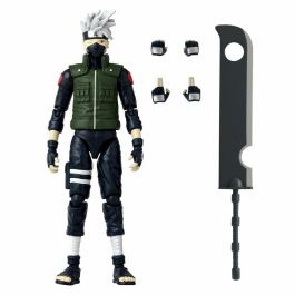Bandai Figura de Acción Coleccionable Anime Heroes Naruto Shippuden Kakashi Hatake Cuarta Gran Guerra Ninja 17 cm con manos extra