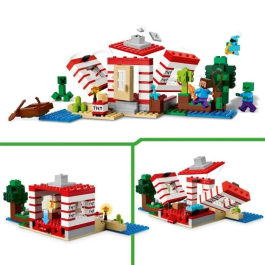 Lego Minecraft 21275 Jungle TNT House - Set de Construcción para Niñas y Niños de 8 Años