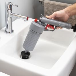 Pistola Desatascadora de Aire Comprimido Universal con Adaptadores KlinGun InnovaGoods