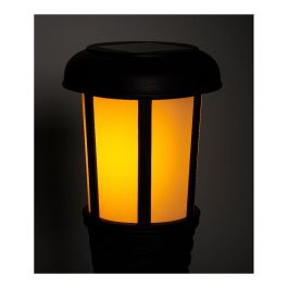 Lumineo Estaca solar efecto mimbre color negro con 12 leds - 61x10cm Lumineo Estaca solar efecto mimbre color negro con 12 leds - 61x10cm