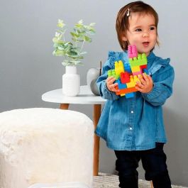 Ecoiffier ECO3280250008385 Abrick Set de Bloques de Construcción para Bebés 120 Piezas +18 Meses