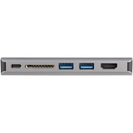 Startechcom Docking Station USB Tipo C, Adaptador Multipuertos HDMI 4K / VGA, Ethernet, SD, 2xUSB-A, 1xUSB-C PD 100W