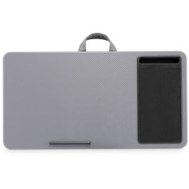 Digitus Escritorio Soporte para Portátil hasta 17'' (43.2cm) con Ranura Móvil y Alfombrilla de Ratón, Algodón/Plástico, Gris