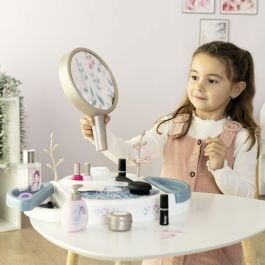 Smoby SMO3032163202523 Tocador My Beauty Studio con espejo basculante y extraíble, 15 accesorios para chupetes, Hecho en Francia