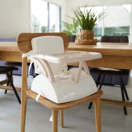 THERMOBABY YEEHOP Asiento elevador para niños 2 en 1 - 6-18 meses - Arnés de seguridad de 3 puntos - Tableta extraíble - Marron icé THERMOBABY YEEHOP Asiento elevador para niños 2 en 1 - 6-18 meses - Arnés de seguridad de 3 puntos - Tableta extraíble - Marron icé