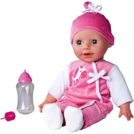 Simba SIM4006592082697 Muñeca parlante Laura 38cm, cuerpo blandito, 24 sonidos, pilas incluidas