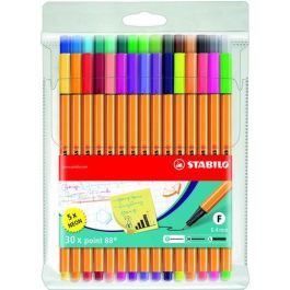 Stabilo Rotulador de fibra point 88 colores neón surtidos 25+5 unidades trazo 0,4mm Precio: 26.79000016. SKU: B13LWQ8DEH