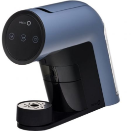 Delta Cafetera de Cápsulas IconiQ/ Azul, Pantalla Táctil, 19 Bar, 1200 W