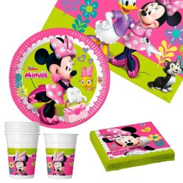 Set Artículos de Fiesta Minnie Mouse 37 Piezas Set Artículos de Fiesta Minnie Mouse 37 Piezas