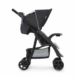 Hauck Silla de Paseo Shopper Neo II Caviar Plata - Plegado Compacto con una Mano, Reclinable, Gran Cesta, Desde el Nacimiento
