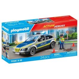 Playmobil Action Coche Patrulla con Luces y Sonidos para Niños 4+ Años | Vehículo de Juguete que Requiere Pilas AAA Precio: 37.79000005. SKU: B1GB6AADJC