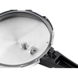 Monix M560005 Olla a Presión Rápida Quick Acero Inoxidable 18/10 Ø22cm 4+6L, Mango Tijera, 2 Niveles Presión, Apertura Fácil