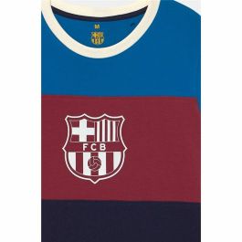 Camiseta de Fútbol de Manga Corta para Niños F.C. Barcelona Rojo