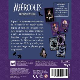 SD GAMES Juego de Cartas Criaturas y Excluidos Miércoles Wednesday, Español, +8 años, 2-6 jugadores