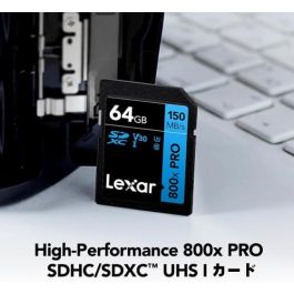 Lexar 64Gb Professional 800X Pro Sdxc Uhs-I Cards, Up To 150Mb/S Read, C10 V30 U3 Lexar 64Gb Professional 800X Pro Sdxc Uhs-I Cards, Up To 150Mb/S Read, C10 V30 U3