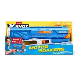 Pistola de agua motorizada - ZURU - X-SHOT Hydra Pulse - Llenado rápido - Batería recargable - Alcance 9 m - Depósito de 650 ml Pistola de agua motorizada - ZURU - X-SHOT Hydra Pulse - Llenado rápido - Batería recargable - Alcance 9 m - Depósito de 650 ml