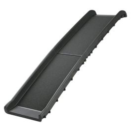 Trixie Rampa Plegable para Perros y Otros Animales Antideslizante de Plástico Negra 40x156 cm hasta 90 kg para Articulaciones