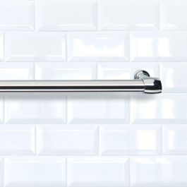 Metaltex Barra Colgar Leonardo Cocina 78 cm Metal Cromado con Fijaciones Incluidas