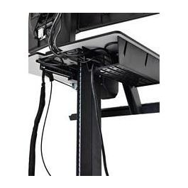 Ergotron WorkFit-C Single HD Carro multimedia Sit-Stand Workstation para monitor 30" 12.7kg Negro/Gris