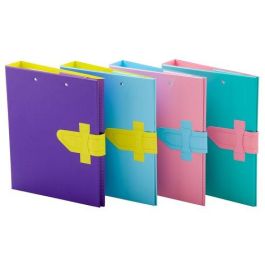 Carpeta De Anillas Con Pinza Miniclip Superior Iberplas Pvc Escolar Fº 4 An.25Mm Con Trabilla Colores Mix Precio: 10.50000006. SKU: B18MGCHP8T