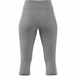 Mallas Deportivas de Mujer Adidas Train Essentials 3S 3/4 Gris