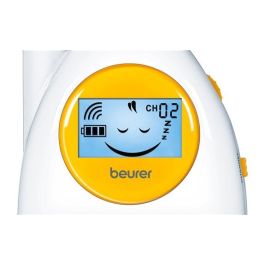 Beurer BY-84 Vigilabebés Modo ECO+ Alcance 800m Transmisión Analógica Pantalla LCD Retroiluminada Azul Indicación Emociones Bebé