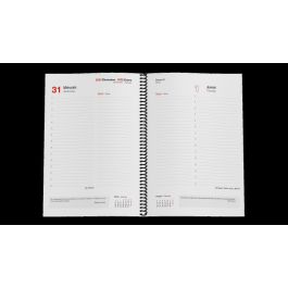 Ingraf 356562 Agenda 2026 Tokio D/P, Tapa Dura de Polipiel, Espiral, 17x24 cm, Negro, Castellano Precio: 30.1895. SKU: B1EP4Y3QWQ